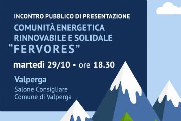 Presentazione pubblica della Comunit&#224; Energetica Rinnovabile e Solidale “CERS Fervores”